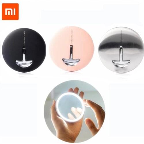 Youpin Jordan&Judy HD LED Makeup Mirror Color Light Mini Portable Touch Control Sensing Cosmetic Mirror Beauty Makeup Tool