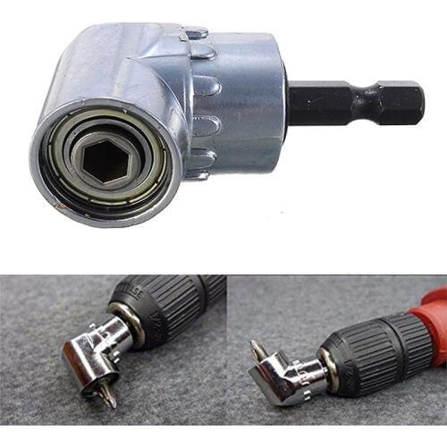 1pc 1/4 Hex Shank Screwdriver 105 Degree Magnetic Bit Angle Extension Screw Driver Holder Adaptor