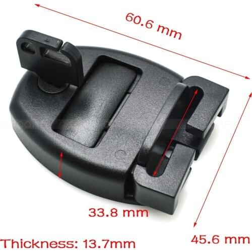 1pcs/pack Pack 1-11/32"(34mm) Safety Key Buckle Plastic for Briefcase Student Leisure Travel Bag