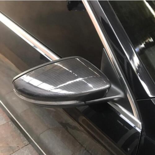 2pcs/set For Volkswagen VW Passat 2011-2015 Full Replacement carbon fiber look Car Side Mirror Cover side caps