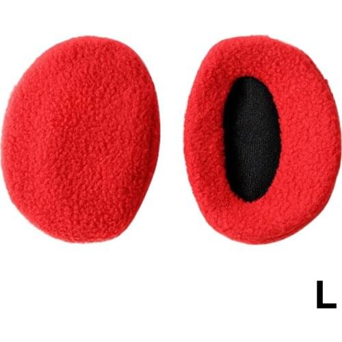 2pcs Men Women Protection Windproof Two Parts Band Less Solid Polyester Winter Warm Warmers Portable Ear Muffs Daily Non Slip