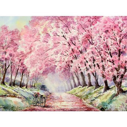 5D Diy Diamond Painting Cross Stitch Landscape Tree Home Decor Full Rhinestones Mosaic Inlay Diamond Embroidery Handcraft