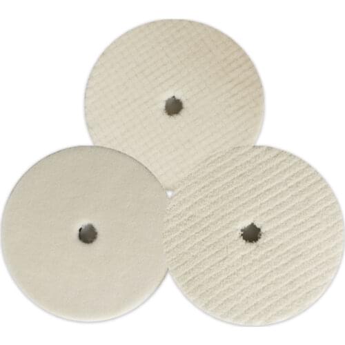 6"/7" Wool Polishing Pad For Polisher Machine Waxing Polishing Buffing Car Paint Care Polisher Pads For Car Polisher