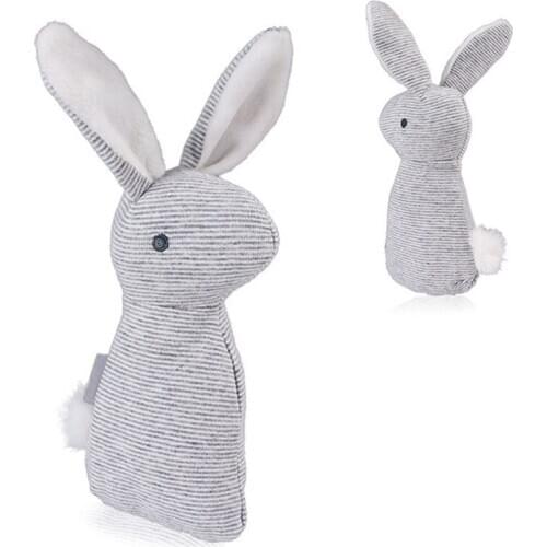 Rabbit Baby Plush Toys BB Bunny Rattle Infant Ring Bell Crib Sound Cute Animal Bebe Newborn Toy Infant Baby Rattle Toys