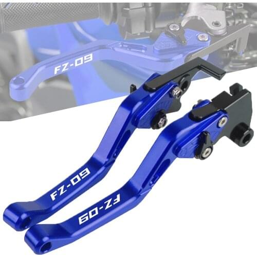 For YAMAHA FZ09 MT09 FJ09 2014-2018 2017 2016 2015 FZ-09 FZ 09 CNC Aluminum Adjustable Motorcycle Short Brake Clutch Levers