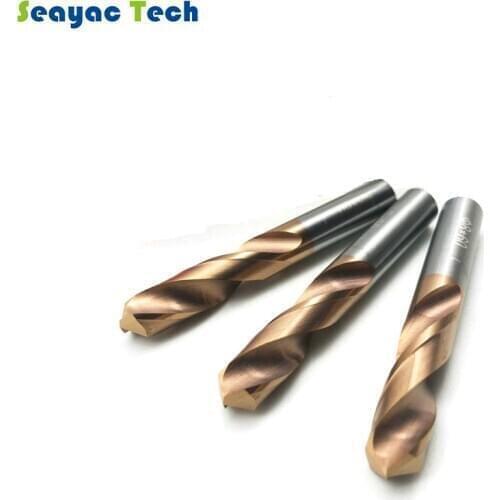 Hot Sale 2 Flutes HRC55 Carbide Twist Drill Bits CNC Cutting Tools Solid Carbide Straight Shank Twist Drill