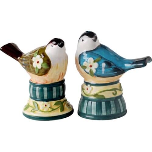 European Style Ceramic Toothpick Holder Home Distinctive Toothpick Jar Creative Fashion Bird Toothpick Box Toothpick