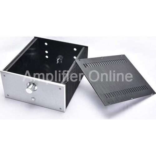 1PCS BZ2412B All Aluminum Class A Power Amplifier Chassis Audio Amp Housing DIY Case/Box 240*120*271mm AP32