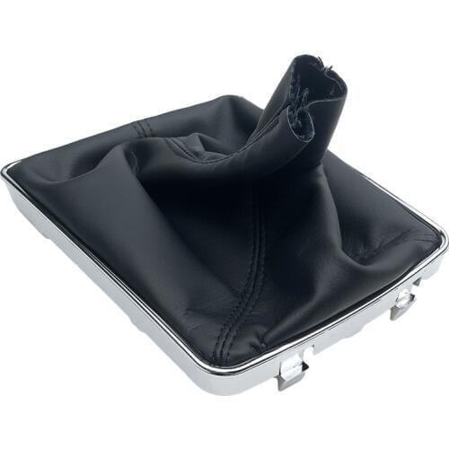 Leather Gear Shift Knob Gaiter Boot Cover Frame Base Case For OPEL ASTRA III H 1.6 VAUXHALL 2004 2005 2006-2010 Car Styling Part