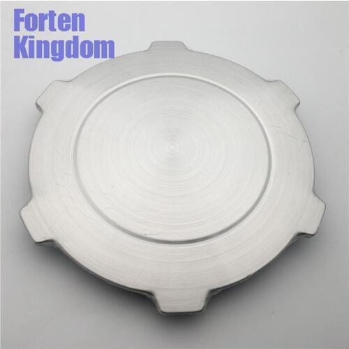 Forten Kingdom 1 Piece Car 8.5" ABS Aluminum Silver Brushed Blank Custom Hub Wheel Center Cap Hubcaps 9594502 5193