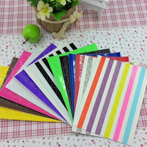 DIY PVC Handmade Photo Album Accessories Corner Stickers Creative Angle Paste 102Pcs Gift Sticker 18Colors Random Shipment
