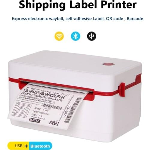 New Arrival Shipping Label Printer Address Thermal Printer 4X6 Bar Code Printer USB WIFI Bluetoot High Speed Sticker Label Maker