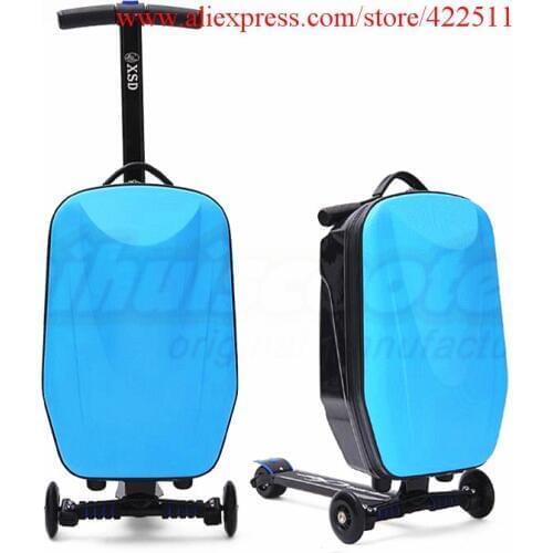 New 21" Scooter Luggage 21 inch Suitcase Scooter PC Travel Trolley (Scooter Spare Parts& Accessories)