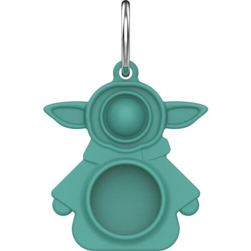 New Airtag Holder Press Bubble Decompression Compatible For Air Tag Case Silicone Protective Case For AirTags With Key Chain