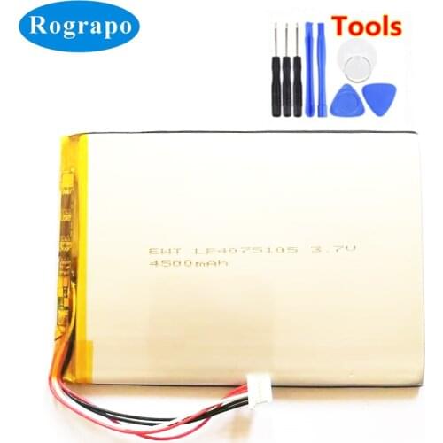 New 3.7V 4500Wh Replacement Battery For Jumper Ezpad mini 4S H-3577105P Bateria Batterie Accumulator 5-wire plug + Tools
