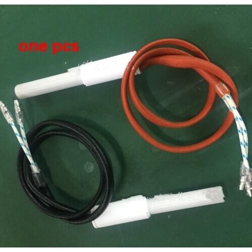 One pcs High Temperature Ceramic Igniter Ceramic Heating Rod Electric heating tube Ceramic Heating Tube 220v 300w 11.5*7*106mm