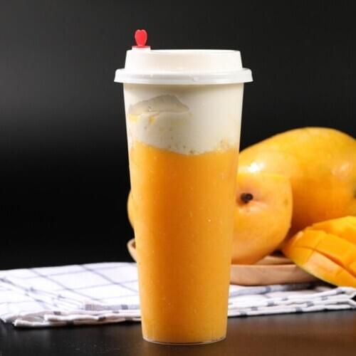 Disposable Plastic Cup Transparent Juice Container For Cool Drink Suitable For Party Use Safe Beverage Drinkware With Lids 50pc