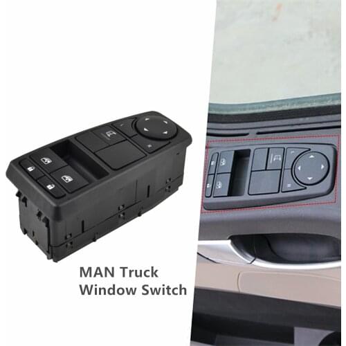 Auto Power Window Lifter Control Switch apply For MAN Truck parts SWITCH DRIVER SIDE 81258067094 81258067082