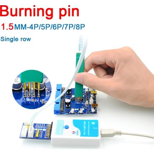Handheld Pitch 1.5MM 4P / 5P / 6P / 8P PIN test Burning Test program probe Spring needle Debug Download Program ARM JTAG Burn