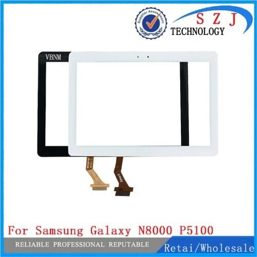 New 10.1'' inch Replacement For Samsung Galaxy Note N8000 N8010 P5100 Touch Screen Digitizer Assembly For Samsung Front Glass