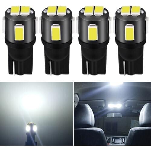 4pcs W5W T10 LED Interior Car Lights for Volkswagen VW Polo Passat b5 b6 CC Golf 4 5 6 7 Jetta mk6 tiguan