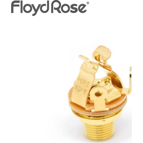 In Stock 1 Piece Nickel And Gold PURE TONE Mono Output Jacks For Guitar