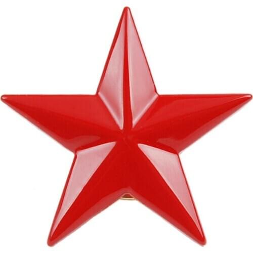 VIETNAM WAR CHINESE ARMY PLA CAP HAT BADGE RED FIVE STAR