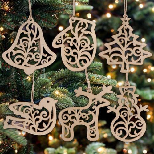 YEAHBUY Wooden Christmas Decorations