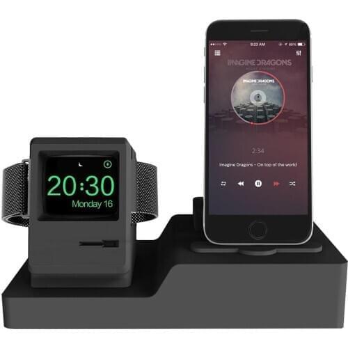 3 in 1 Charging Station Dock Charger Stand Charging Docks for Apple Watch Series 3/2/1/AirPods/iPhone X/8/Plus/7/7/6/Plus