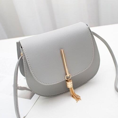 Women Fashionable Tassel Shoulder Bags New Female Messenger Bag Handbag PU Leather Small Flap Wild Crossbody Bag Phone Wallet
