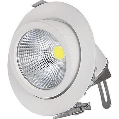 1pcs Dimmable 360 Degree Rotation LED Trunk Downlight 10W 15W 25W 30W recessed Super Bright Indoor Light cob led downlight
