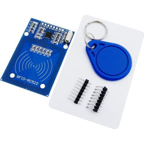10pcs MFRC-522 RC522 RFID RF IC card sensor module to send S50 Fudan card,Rf module keychain