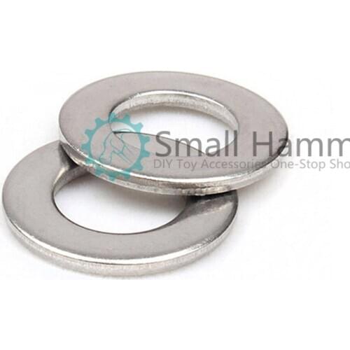 100pcs Stainless steel washer 304 flat washer M3*6/7/8 metal flat washer