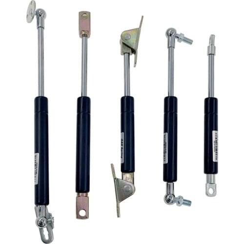 2PCS 18*8 Gas Spring Rod 50N-500N/5kg-50kg 85mm Stroke Cupboard Hinges Gas Spring Force lift support 250mm Hole Center Distance