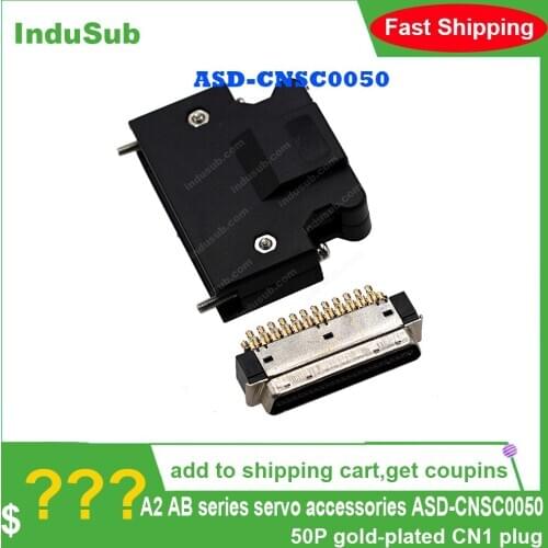 ASD-CNSC0050 A2 AB Series Servo Accessories 50P gold-plated CN1 plug