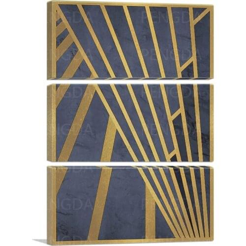 HD Prints Yellow Lines Aesthetic View Canvas Paintings Home Decoration Wall Art Poster For Living Room Frame Modular Pictures