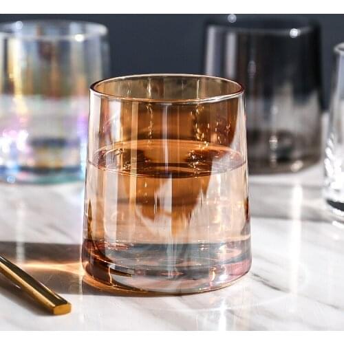 Creative Water Glass Cup Cute Simple Beer Coffee Mug Whiskey Latte Cappuccino Glass Cup Household Drinks Kubek Drinkware DF50BLB