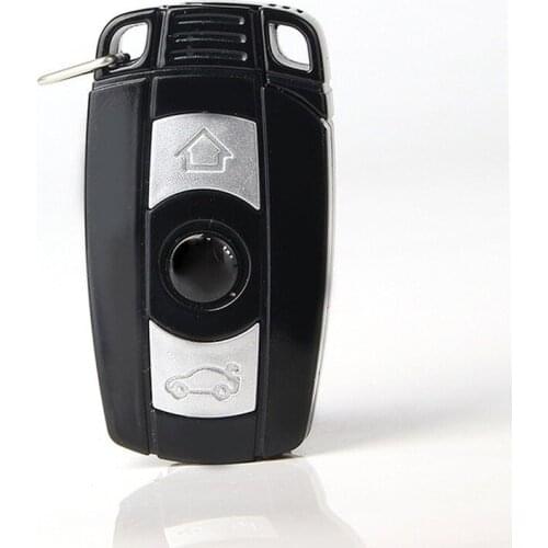 Creative Car Key with Light Lighters Smoking Pink Fmale Lighter Inflatable Fire Lighter Cigarette Kitchen Tools Men Accessories