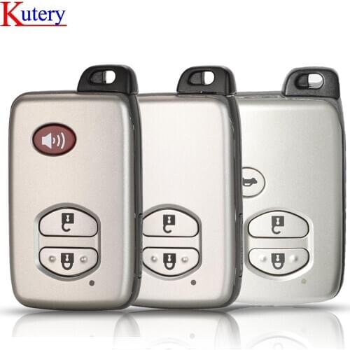 Kutery 10/20/30pcs Smart Remote Key Case 2/3/4 Buttons Fob Shell For Toyota Aurion Avalon Landcruiser Camry Highlander RAV4