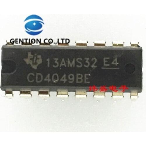 20PCS CD4049 CD4049BE CD4049UBE DIP16 logic chip in stock 100% new and original