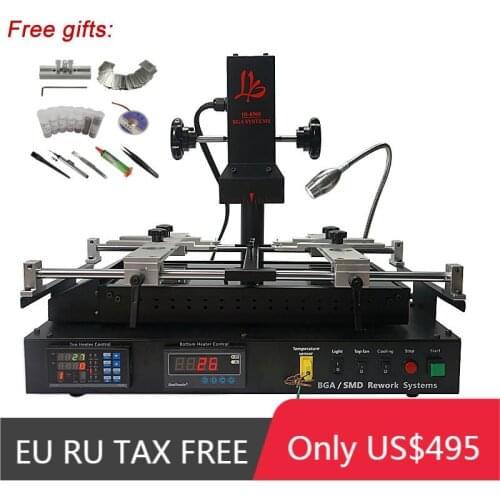 LY IR8500 IR BGA reballing machine upgrated from the IR6500 V.2 and IR6000 V.3 with 80mm 450W Infrared Top ceramic heating plate