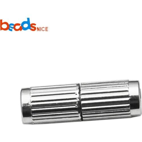 Beadsnice ID34945 925 sterling silver screw clasp Silver Tone Barrel Screw Clasps copper base Clasp Connector
