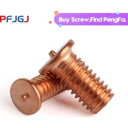 Peng Fa Copper plated welding screw welding screw spot welding screw implantation welding screw M3M4M5M6M8M10