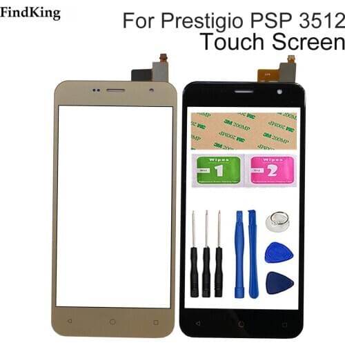 Mobile Touch Screen For Prestigio Muze B3 PSP3512 Duo psp3512 PSP 3512 Duo Touch Screen Panel Lens Replacement Tools Adhesive