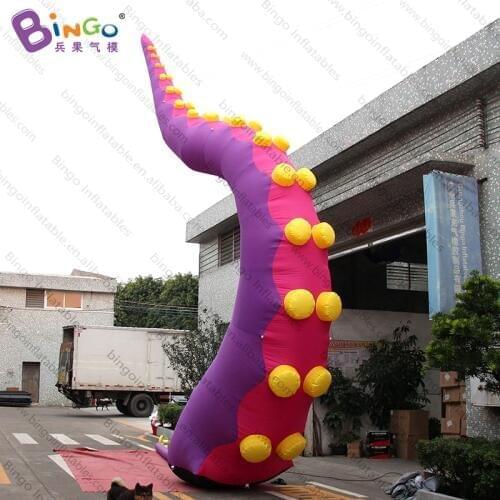 Personalized 23 feet high large inflatable octopus tentacle / 7 meters high inflatable tube tentacle for decoration toys