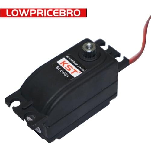KST BLS651 Low Profile 8.4V 13kg 0.08sec HV Brushless Digital Servo Motor for UAV RC Car Boat Robot Arm RC Toys