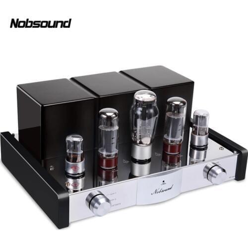 Nobsound MS-50D Bluetooth 4.0 APT-X Power Amplifier Class A Single-Ended EL34B Vacuum Tube Hi-Fi Stereo Lossless Audio Amplifier