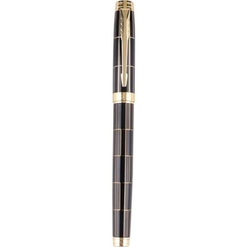 2021 New Luxury Mens Grid Fountain Pen 0.5mm Nib Business Writing Signing Calligraphy