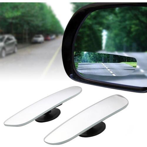 2PCS Car Blind Spot 360 Degree Rotating Adhesive Wide Angle Blind Spot Auxiliary Rear View Mirror Parking Mirror Accessories