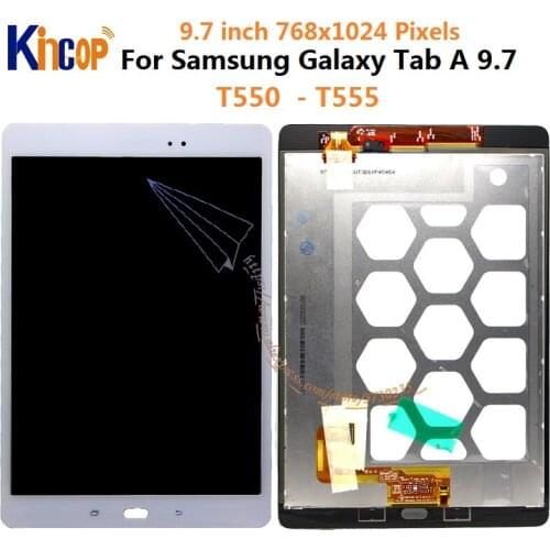 For Samsung Galaxy Tab A 9.7 SM-T550 T550 T555 Lcd Display Touch Screen Digitizer for samsung T550 LCD